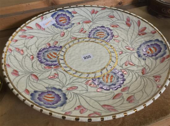 Charlotte Rhead floral charger